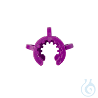 Schliffklemme. POM. NS 12/21. violett. für Kegelschliffe. VE=1. LABSOLUTE®...