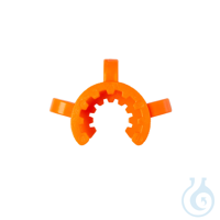 Schliffklemme. POM. NS 14/23. orange. für Kegelschliffe. VE=1. LABSOLUTE®...