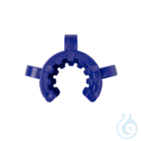 Schliffklemme. POM. NS 19/26. blau. für Kegelschliffe. VE=1. LABSOLUTE®  VE=1...