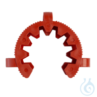 Schliffklemme. POM. NS 45/40. braun. für Kegelschliffe. VE=1. LABSOLUTE®...