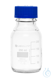 Laborflaschen. 250 ml. Klarglas. GL45. aus Borosilikatglas 3.3. mit...
