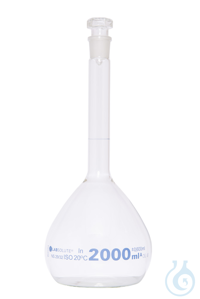 Messkolben. Klarglas. Borosilikat 3.3. 2000 ml. NS 29/32. mit...