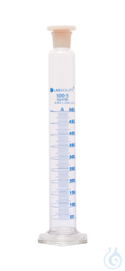 Mischzylinder. 500 ml. NS 34/35. Klasse A. aus Borosilikatglas 3.3. gemäß ISO...