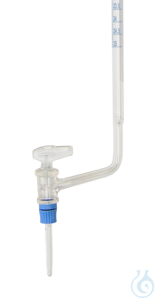 Bürette. Borosilikatglas 3.3. 25 ml. Teilung 0.05 ml. Fehler ± 0.03 ml....