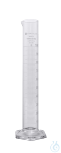 Messzylinder. 1000 ml. weiße Graduierung. Teilung 10.0 ml. hohe Form. Klasse...