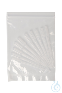 Pasteurpipetten. PE. 1 ml. steril. 154 mm. graduiert. verpackt à 10 Stück....