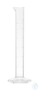 Messzylinder. 25 ml. hohe Form. Klasse A. Graduierung 0.25 ml. Höhe 170 mm....