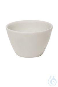 Schmelztiegel. Porzellan. niedrige Form. 5 ml. Ø = 30 mm. h = 19 mm. gemäß...