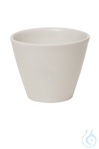 Schmelztiegel. Porzellan. mittlere Form. 12 ml. Ø = 35 mm. h = 28 mm. gemäß...
