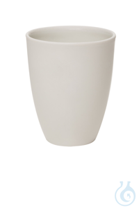 Schmelztiegel. Porzellan. hohe Form. 15 ml. Ø = 30 mm. h = 38 mm. gemäß DIN...