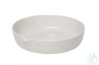 Abdampfschalen. Porzellan. niedrige Ausführung mit flachem Boden. 20 ml. Ø =...