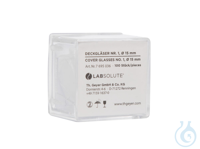 Deckgläser. rund. Ø = 12 mm. SuperWhite Glas. Stärke 1. 0.13-0.16 mm. gemäß...