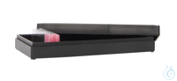 Objektträgerboxen. PS. schwarz. für 50 Objektträger (76x26 mm)....