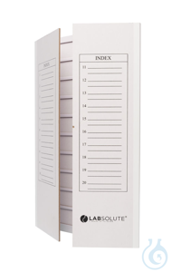 Objektträgermappen. Karton. für 20 Objektträger. VE=1. LABSOLUTE®  VE=1 Stück...