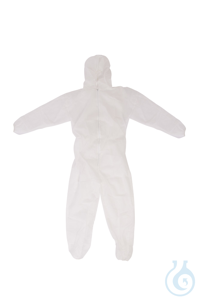 Einweg-Schutzanzüge mit Kapuze. PP Vlies. Größe L. VE=10. LABSOLUTE®  VE=10...