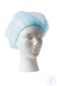 Einweg-Baretthauben. PP Vlies. blau. VE=100. LABSOLUTE®  VE=100 Stück...