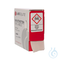 GHS 6 Piktogramme. Signalwörter Gefahr (D. GB. DK). 26 x 37 mm PE-Folie....