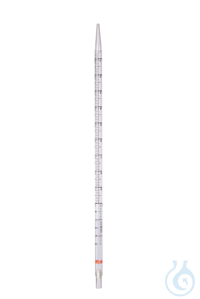 Serologische Pipetten 10 ml. PS. steril. einzeln verpackt. orange. VE=200....