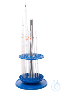 Pipettenständer. vertikal. für bis zu 94 Mess- und Vollpipetten. drehbar. aus...