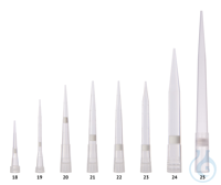 Filterspitzen. 0.1-10 µl. steril. transparent. graduiert. VE=960 Stück in der...