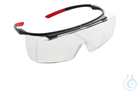 Schutzbrille vision schwarz/rot. Scheibe farblos. uv 2-1.2. LABSOLUTE®  VE=1...
