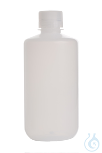 Enghals-Flaschen. HDPE. 1000 ml. VE=6. LABSOLUTE®  VE=6 Stück...