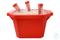 Eisbehälter 4,5 l mit Deckel, Rot, 280 x 185 x 280 mm (BxHxT), VE= 1,...