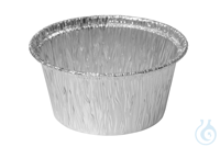 Aluschalen. Ø 80 mm. 110 ml. LABSOLUTE®  VE=100 Stück Aluschalen. Ø 80 mm....