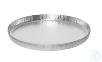 Probenschalen rund. Aluminium. Ø 100 mm. Höhe 7 mm. VE=80 Stück. LABSOLUTE®...