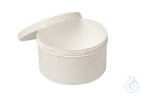 Probendosen. PP. Schraubdeckel600 ml. 119x65 mm. Weiss. VE=10. LABSOLUTE®...