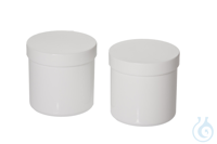 Probendosen. PP. Schraubdeckel1250 ml. 119x128 mm. Weiss. VE=5. LABSOLUTE®...