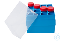 Aufbewahrungsbox für 50 ml Zentrifugenröhrchen. 4 x 4 Plätze. 145 x 130 x 145...