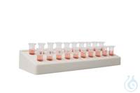 Reaktionsgefäßständer für 1.5 und 2 ml Gefäße. aus PP. 71 x 35 x 209 mm...