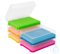 PCR-Reaktionsgefäßständer für 0.2 ml Reaktionsgefäße. 96 Stellplätze. PP....