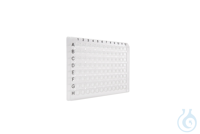 96 well PCR-Platte. Halbrand. klar. Standard 0.2 ml. VE= 50. LABSOLUTE®...
