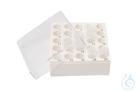 Cryo-Box für 5 ml Reaktionsgefäße, PC, 25 Plätze, VE=4, LABSOLUTE® Cryo-Box...
