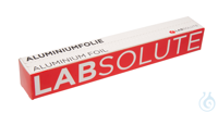Aluminiumfolie. 10 m x 30 cm (LxB). 30 µm Stärke. Karton-Kleindispenser....