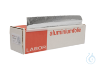 Aluminiumfolie. 100 m x 30 cm (LxB). 13 µm Stärke. Spenderbox. VE=1....