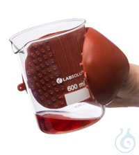 Hitzeschutzgreifer HEATGUARD. rot. aus Silikonkautschuk. VE=1. LABSOLUTE®...