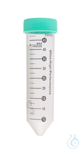 Zentrifugenröhrchen 50 ml. konisch. PP. steril. mit Dichtungsring. 20.000 x...