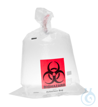 Vernichtungsbeutel. PP. BIOHAZARD. mit Indikatorfeld. 700x1100 mm. 72 l....