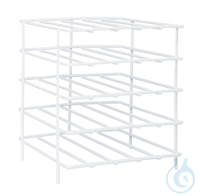 Petrifilm-Gestell. pulverbeschichteter Stahldraht. weiß. BxHxT 82x97x93 mm....