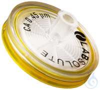 Spritzenvorsatzfilter Celluloseacetat Membran. Durchmesser 25 mm....