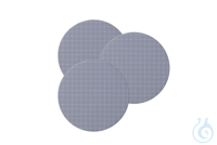 Nitrocellulose Membranfilter. schwarz. weißes Gitternetz. Ø 50 mm. Porengröße...