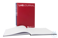 Laborjournal LABJOURNAL. 100 Seiten. kariert. schwarz. säurefreie Seiten....