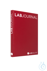 Laborjournal LABJOURNAL. 200 Seiten. liniert. rot. säurefreie Seiten. VE=1...
