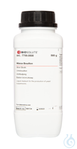 Würze Bouillon  Flüssiges Medium zur Kultivierung von Hefen  und anderen...