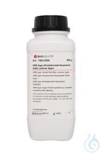 VRB Agar (Kristallviolett Neutralrot Galle Laktose Agar). Pulver für festes...