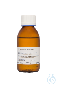 TTC Lösung 1 %. steril Zusatz für Kulturmedien als Indikator für biologische...