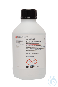 Salzsäure 20 % inhibiert  VE=1 l Salzsäure 20 % inhibiert  VE=1 l